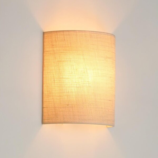 Brilagi - Applique SEMI 1xE27/15W/230V diametro 20 cm color crema