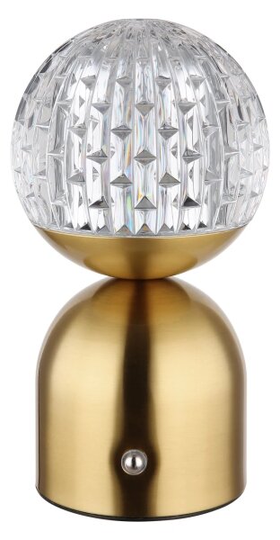 Globo 21007M-Lampada da tavolo LED dimmerabile con funzione Touch JULSY LED/2,5W/3,7V 2700/4000/6500K ottone