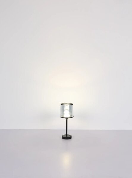 Globo 21008S - Lampada da tavolo LED dimmerabile LUNKI LED/2,5W/3,7V 2700/4000/6500K nero
