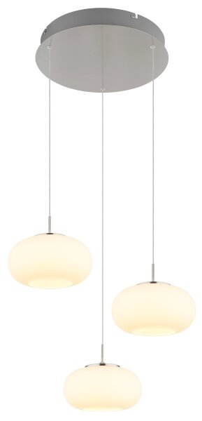 Globo 15744-3HN - Lampadario LED a sospensione con filo QUINTARA 3xLED/6W/230V
