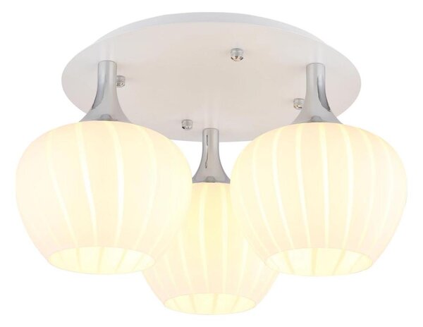 Globo 15548-3DW - Lampadario a plafone MAXY 3xE27/40W/230V bianco