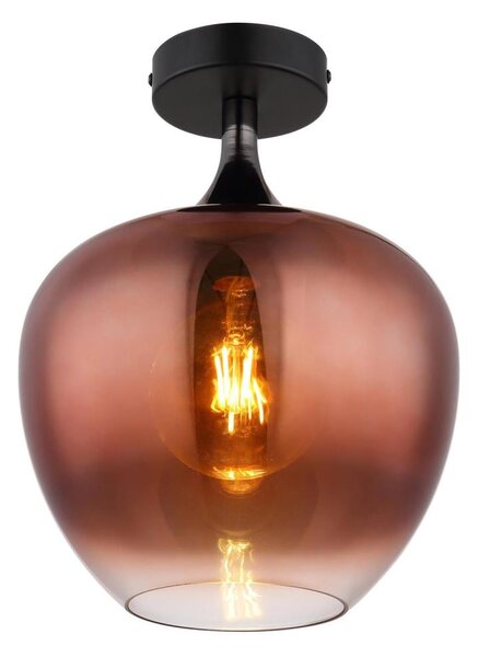Globo 15548DG - Plafoniera MAXY 1xE27/40W/230V rame