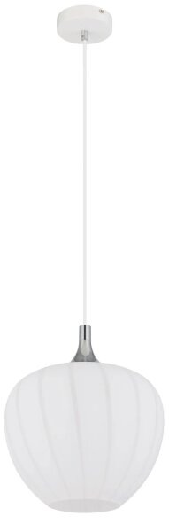 Globo 15548H1W - Lampadario a sospensione con filo MAXY 1xE27/60W/230V diametro 29 cm bianco