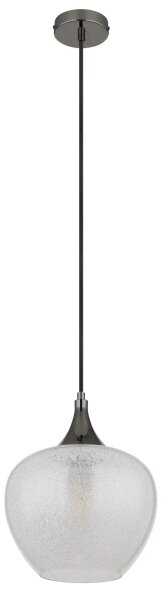 Globo 15548HK - Lampadario a sospensione con filo MAXY 1xE27/40W/230V diametro 24 cm bianco/antracite