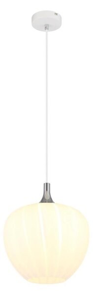 Globo 15548H1W - Lampadario a sospensione con filo MAXY 1xE27/60W/230V diametro 29 cm bianco