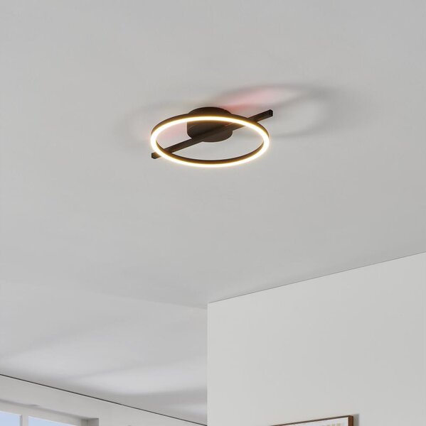 Eglo 901113 - Plafoniera LED dimmerabile AMANDOLO LED/17W/230V nero + +TC