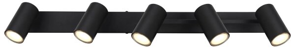 Globo 57911-5B - Faretto ROBBY 5xGU10/35W/230V nero