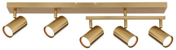Globo 57911-5GO - Faretto ROBBY 5xGU10/35W/230V oro