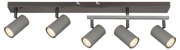 Globo 57911-5S - Faretto ROBBY 5xGU10/35W/230V grigio