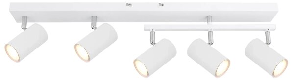 Globo 57911-5W - Faretto ROBBY 5xGU10/35W/230V bianco
