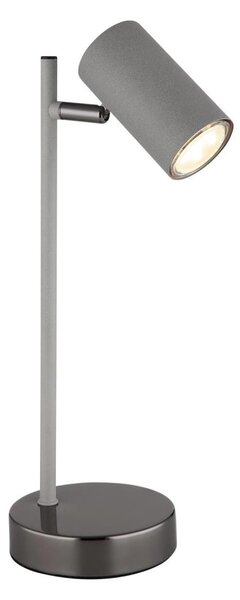 Globo 57911TS - Lampada da tavolo ROBBY 1xGU10/5W/230V grigio/antracite