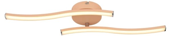 Globo 67178P - Lampadario a plafone LED TYLER LED/12W/230V 3000K arancione