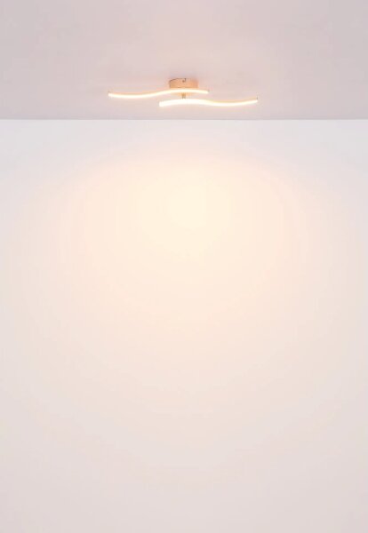Globo 67178P - Lampadario a plafone LED TYLER LED/12W/230V 3000K arancione