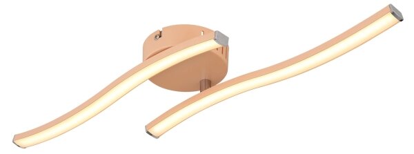 Globo 67178P - Lampadario a plafone LED TYLER LED/12W/230V 3000K arancione