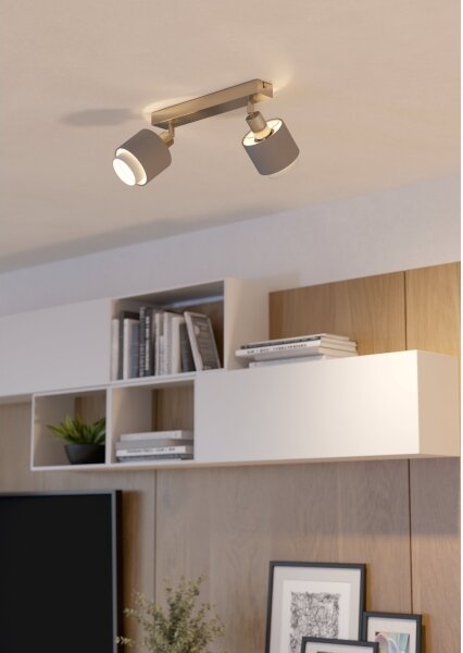 Eglo 901046 - Faretto BELLIZZI 2xE14/7,5W/230V