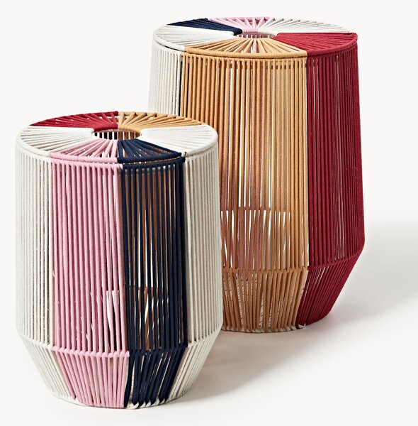 Set di 2 portabiancheria in corda intrecciata a mano Gabe