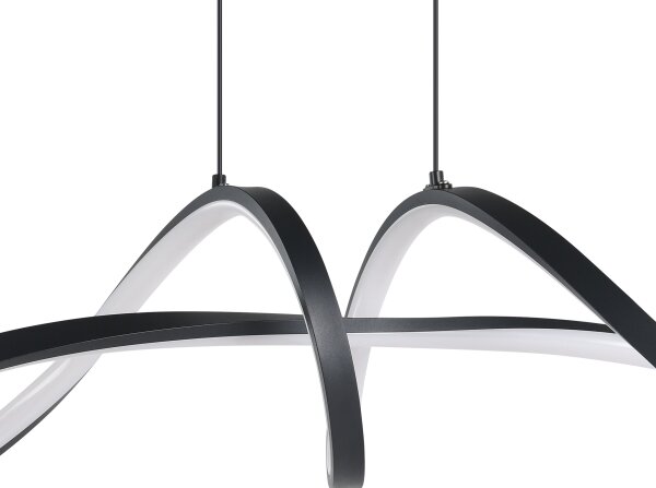 Eglo 901159 - LED RGBW Lampadario dimmerabile a sospensione con filo CALAROSSA-Z LED/22W/230V nero