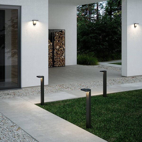 Nordlux Applique a LED solare ricra Square, angolare Rica Square, Nero, Plastica, Moderno, Lampada solare da esterni