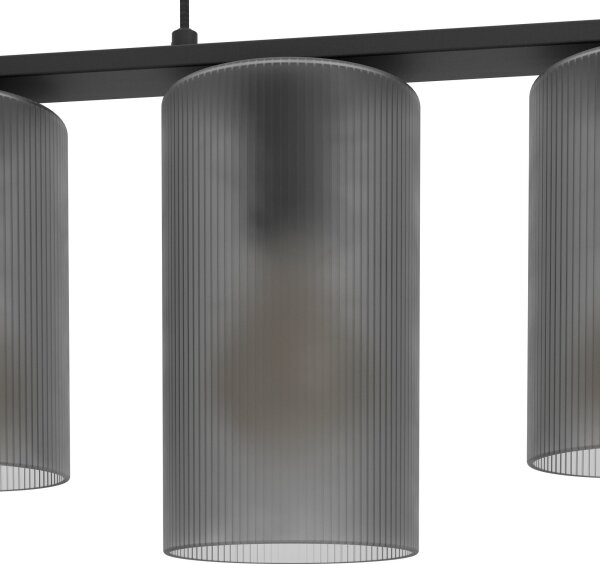 Eglo 901163 - Lampadario a sospensione con filo COLOMERA 5xE27/40W/230V grigio