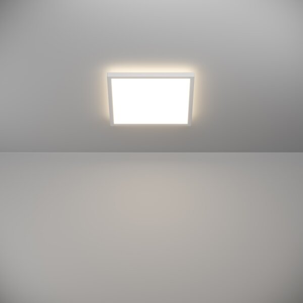 Eglo 901449 - Plafoniera LED da esterno ROVITO 13,4W/230V 29x29 cm IP44 bianco