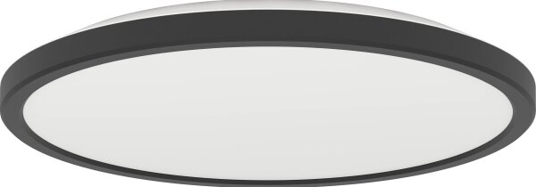 Eglo 901438-Plafoniera LED da esterno ROVITO 13,9W/230V diametro 30 cm IP44 nero
