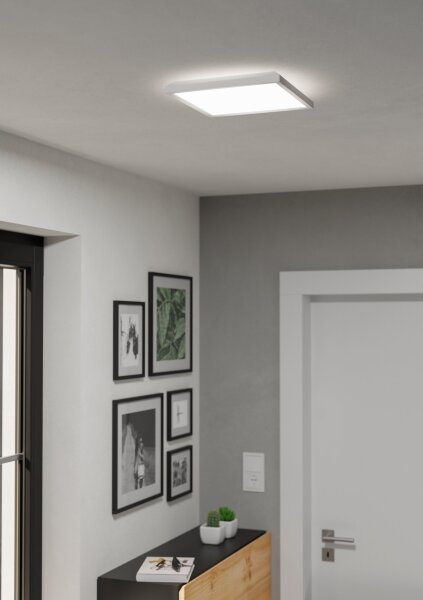 Eglo 901449 - Plafoniera LED da esterno ROVITO 13,4W/230V 29x29 cm IP44 bianco