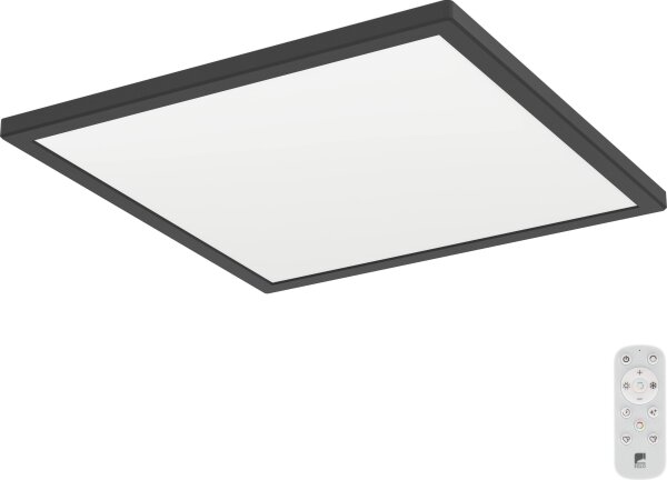 Eglo 901456 - Lampada LED dimmerabile da esterno ROVITO-R 17,6W/230V 39x39cm IP44 nero + +TC