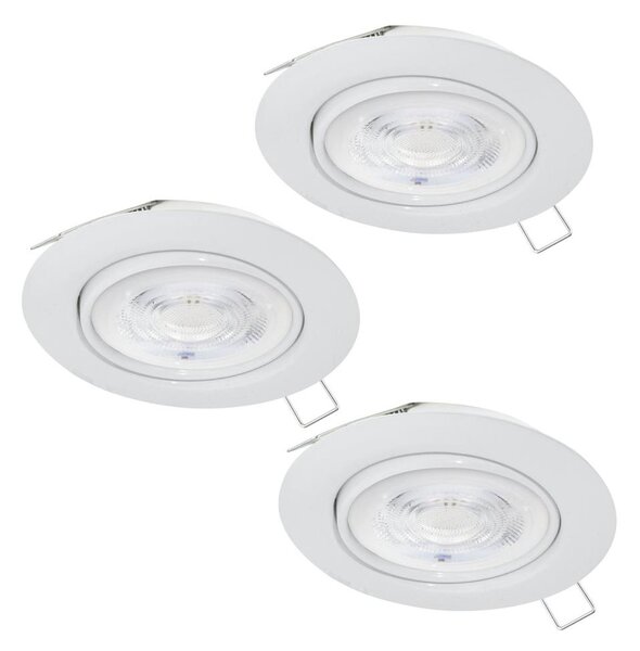 Eglo 901756 - SET 3x Lampada LED da incasso FAVAZZINA 1xGU10/4W/230V bianco