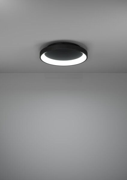 Eglo 901251 - Plafoniera LED dimmerabile LORETELLO LED/12W/230V nero + +TC