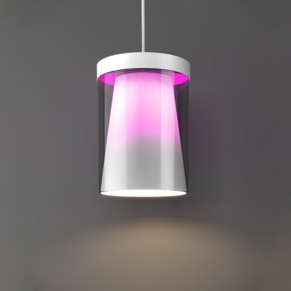 Eglo 901122-LED RGBW Lampadario dimmerabile a sospensione con filo CHIUSELLO-Z 3xLED/3,7W/230V bianco