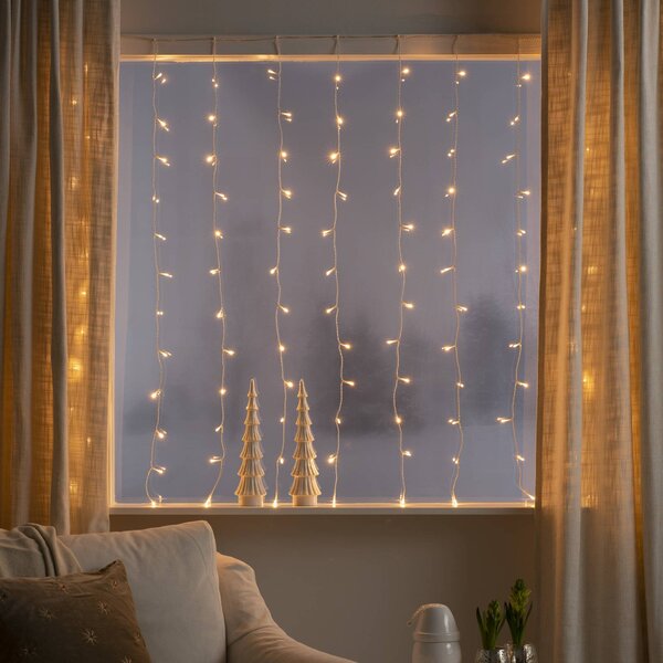Konstsmide Christmas Tenda luminosa LED, 120 luci, ambra