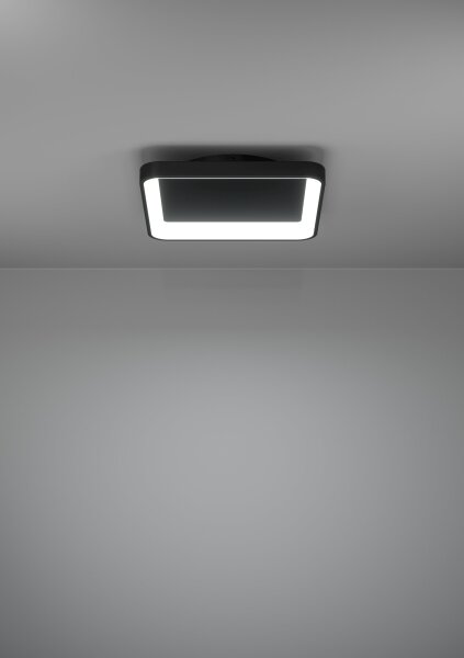 Eglo 901252 - Plafoniera LED dimmerabile LORETELLO LED/12W/230V nero + +TC