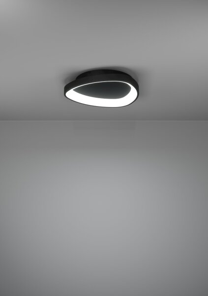 Eglo 901584 - Plafoniera LED dimmerabile LORETELLO LED/12W/230V nero + +TC