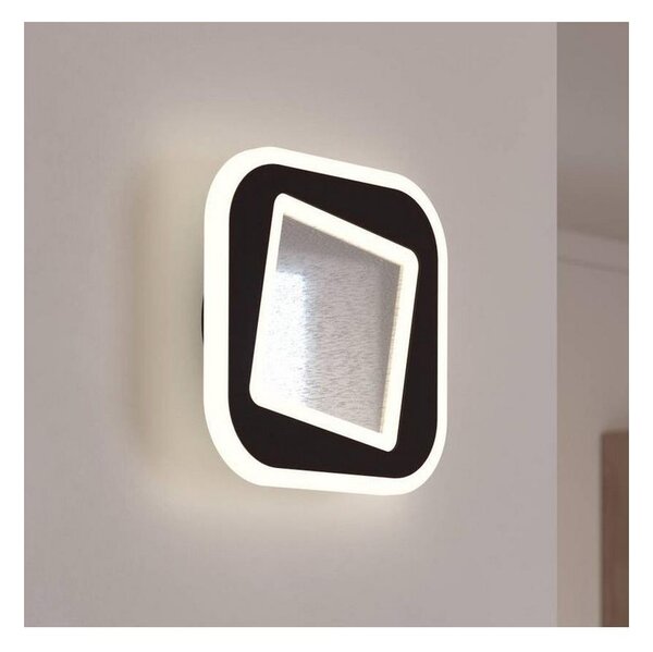 Eglo 901239 - Applique a LED MACCHIONI LED/12W/230V 4000K nero