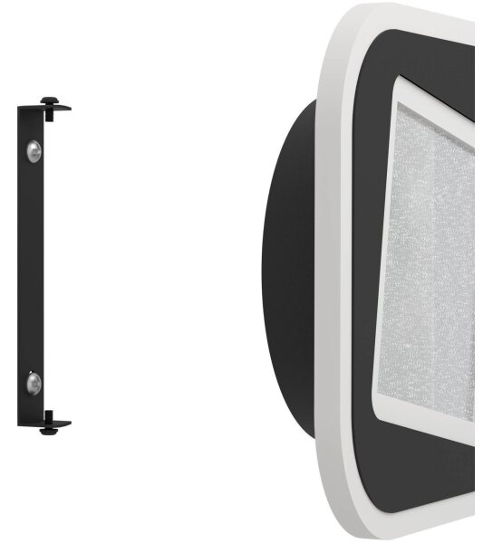 Eglo 901239 - Applique a LED MACCHIONI LED/12W/230V 4000K nero