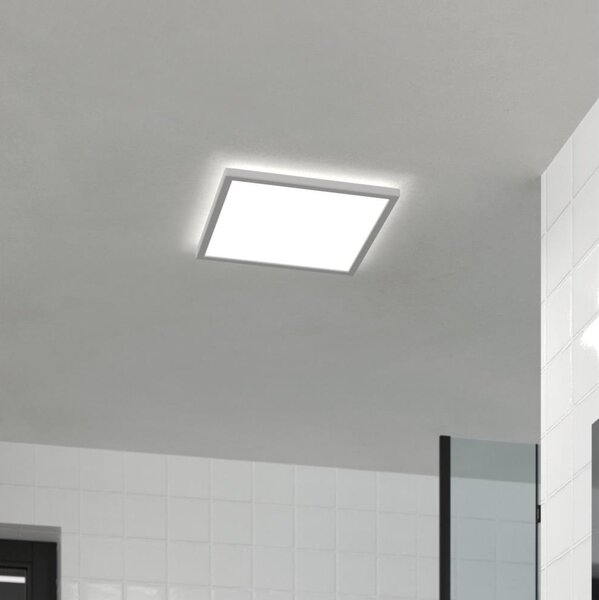 Eglo 901451-Plafoniera LED da bagno ROVITO 17,6W/230V 39x39 cm IP44 bianco