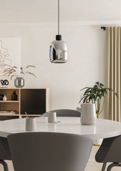 Eglo 901119 - LED RGBW Lampadario dimmerabile a sospensione con filo MOLOCHIO-Z LED/3,7W/230V nero
