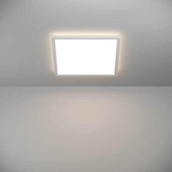 Eglo 901451-Plafoniera LED da bagno ROVITO 17,6W/230V 39x39 cm IP44 bianco