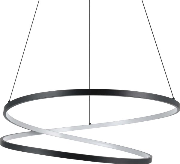 Eglo 901138 - Lampadario LED a sospensione con filo RUOTALE LED/42W/230V 3000K nero