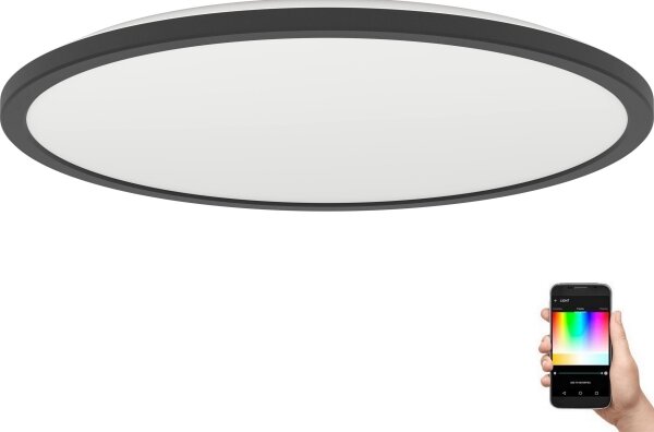 Eglo 901465 - LED RGBW Lampada dimmerabile da esterno ROVITO-Z 16,8W/230V diametro 50cm IP44 nero