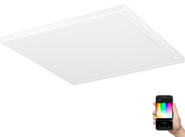 Eglo 901475 - LED RGBW Lampada dimmerabile da esterno ROVITO-Z 17,6W/230V 39x39cm IP44 bianco