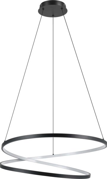 Eglo 901138 - Lampadario LED a sospensione con filo RUOTALE LED/42W/230V 3000K nero