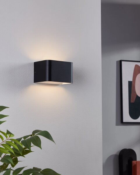 Eglo 901016 - Applique a LED SANIA LED/6W/230V 3000K nero