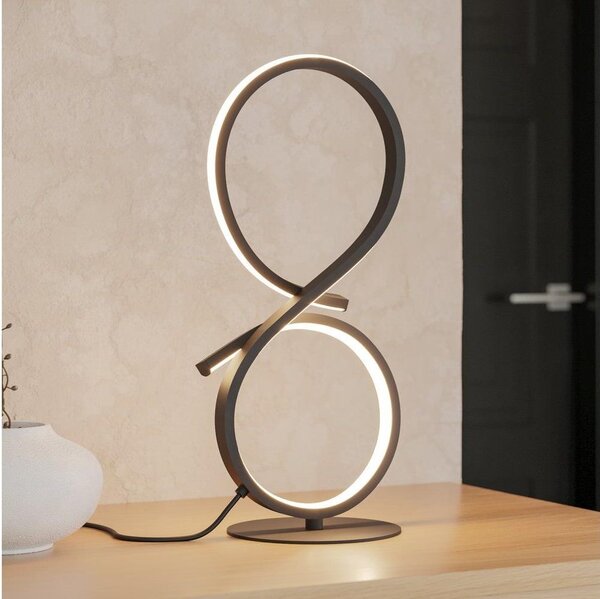Eglo 901269 - Lampada da tavolo LED SERPINS LED/11,4W/230V 3000K nero