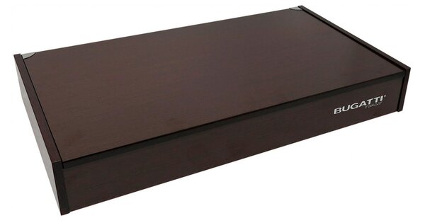 ALADDIN Ghiera Dorata, Posate Set 24 pz, Scatola Legno Wengè, Casa Bugatti