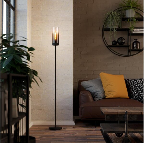 Eglo 44004 - Lampada con piedistallo TOOTHILL 1xE27/40W/230V nero