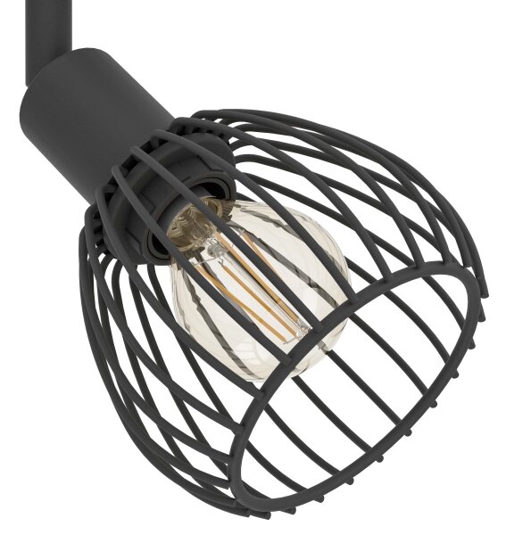 Eglo 901042 - Faretto SONNINO 4xE14/40W/230V nero