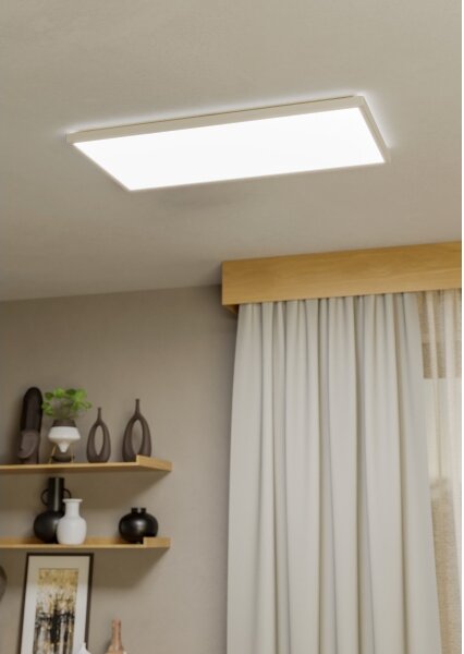 Eglo 901453 - Plafoniera LED da esterno ROVITO 17,2W/230V 30x57 cm IP44 bianco