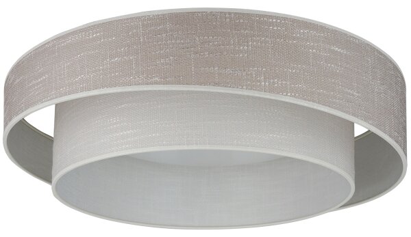 Brilagi - Plafoniera LED DOVER SHINE LED/26W/230V diametro 60 cm grigio/color crema