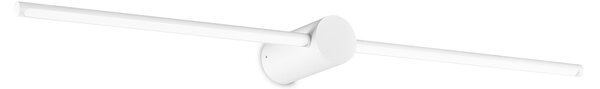 Applique Da Parete Contemporaneo Filo Alluminio Bianco Led 13W 3000K Ip44